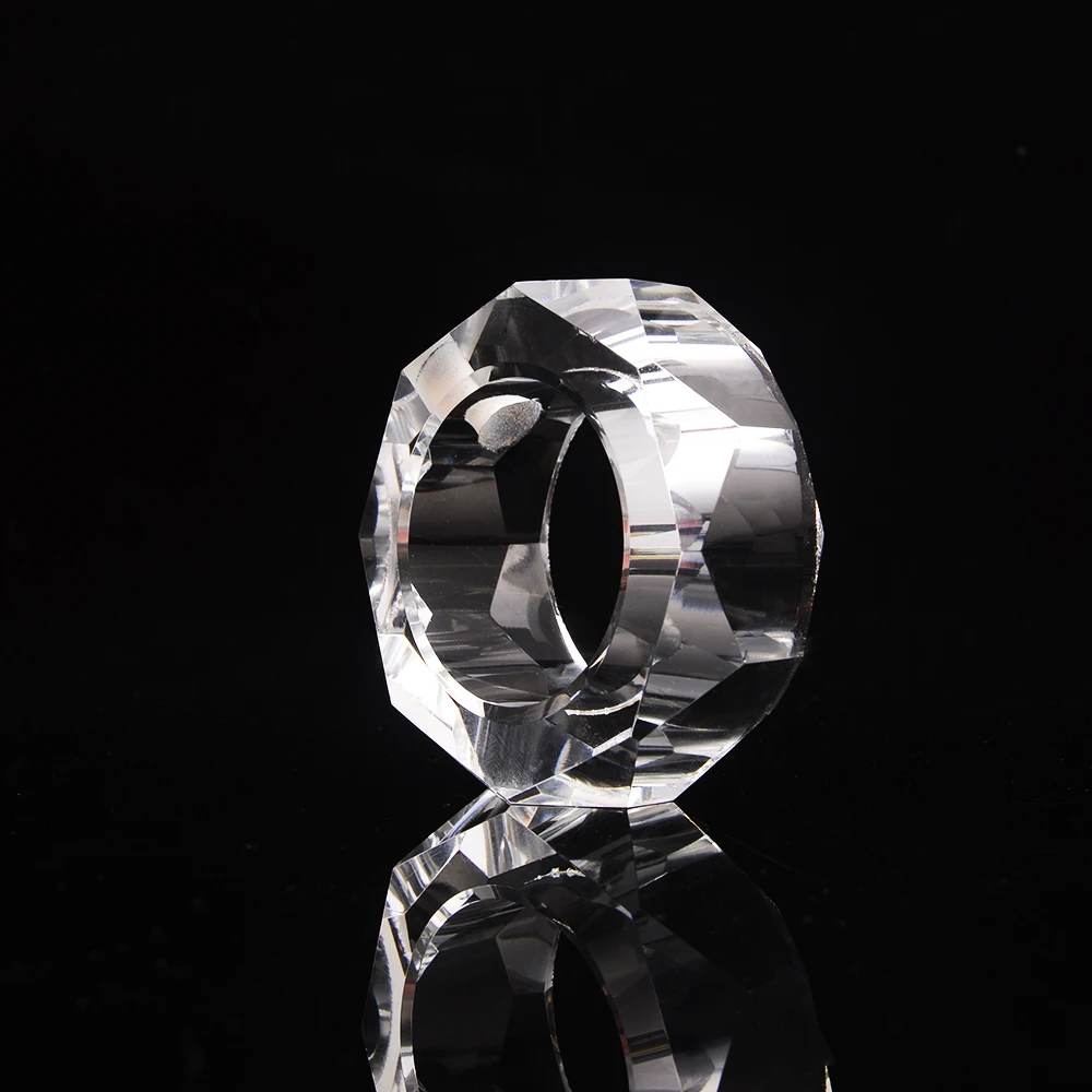 nice decorative glass bulk napkin ring for wedding,home,party