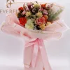 Nice quality transparent plastic flower wrapping paper for decoration