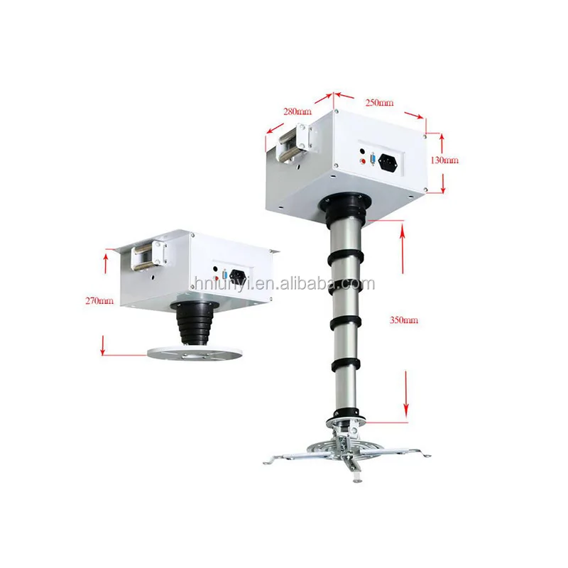 high quality remote control electric telescopic hanger projector lifting column