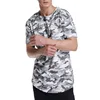 Camouflage gym t-shirt for men fitness clothing short sleeve camo t shirt 100% cotton tee shirt homme