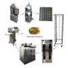 2019 hot sale full-Automatic Bread Bun Hamburger Production Line Burger Maker Machine,bakery hamburger making line