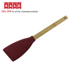 Wholesale Durable Food Grade Silicone Shovel Handle Chinese Kitchenware