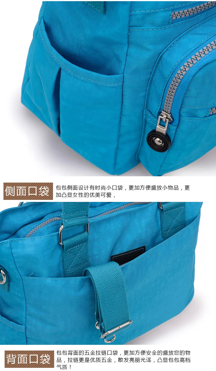 Cheap Wholesale Sac A Bandouliere Femme Casual Ladi Woman Tote Custom Nylon Shoulder Bag