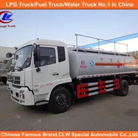 White Product Transport Lubricant Tank Truck