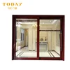 Wood clad Aluminum lift sliding glass door for home from Today factory