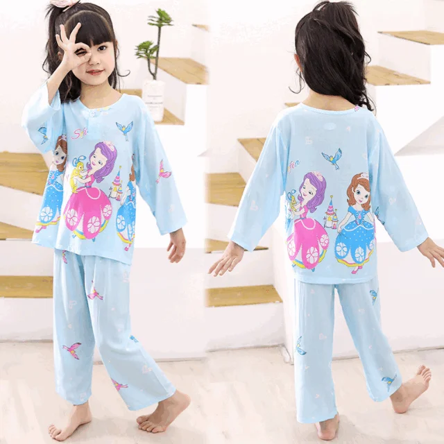 2019 new arrive Kids Pajamas Sets cartoon Sleepwear Girls boy children Pijamas 
2019 new arrive Kids Pajamas Sets cartoon Sleepwear Girls boy children Pijamas