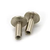 Customized stainless steel/steel alloy inch flat head blind solid rivets nuts