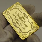the Commandments 1 Oz religion Jesus Cross Metal 24k Gold plated Bullion art Bar coin
