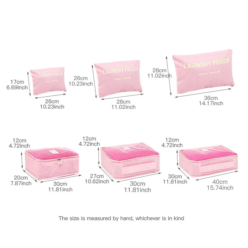 DINIWELL-Marca-6-PCS-Conjunto-Saco-De-Armazenamento-De-Roupas-Viagem-Tidy-Organizador-Bolsa-Mala-Casa