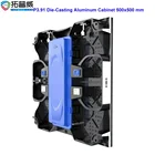 Cinema Rental Cabinet Installation P3.91 LED Movable Display High Contrast Ratio Wide Viewing Angle