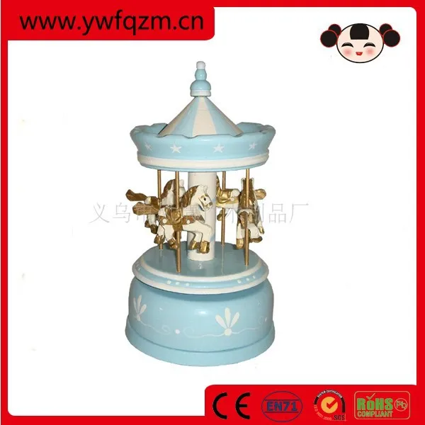 Handmade Wooden Carousel Horse Music Box Buy Carousel Horse Music Box
