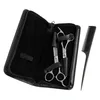 Set Hair Cutting Hairdressing Scissors Shears + Leather Case + Comb
