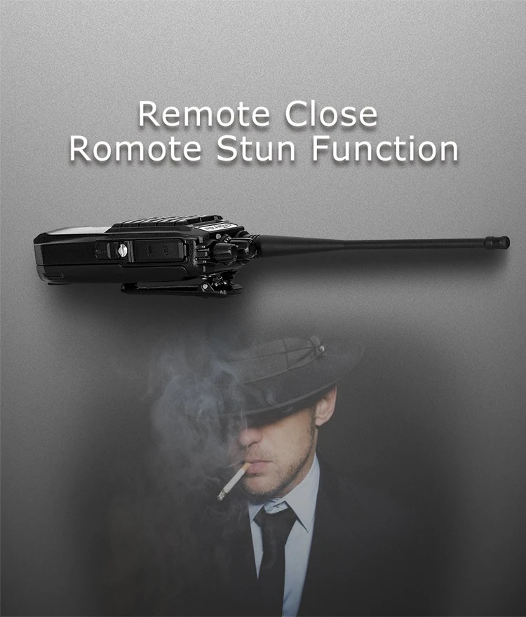 8 Watt High Power Police Scanner 150 MHz VHF 400 MHz UHF Handlichen Talkie CD-628 2 way radio - ANKUX.COM