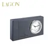 Custom Hotel Guest Room Leather Alarm Clock Black Color LD036