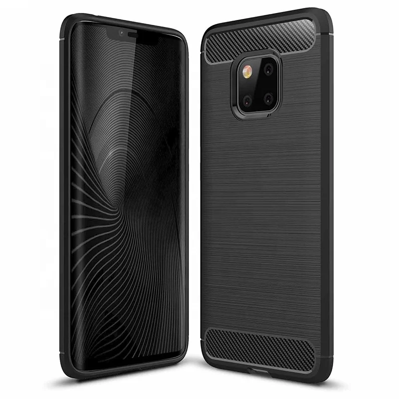 Custom Carbon Fiber Soft TPU Silicone Phone Case For Huawei Mate 20 Pro Back Cover, Black;blue;red;grey
Custom Carbon Fiber Soft TPU Silicone Phone Case For Huawei Mate 20 Pro Back Cover, Black;blue;red;grey
