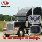 Car parts accessories 5x7 inch led headlight black or chrome for jeep truck offroad 4x4