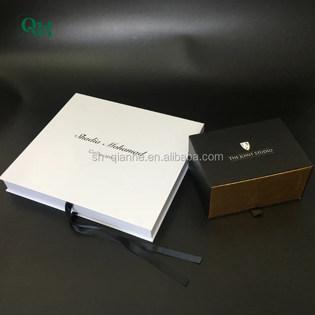 luxury black and white dress packaging gift boxes