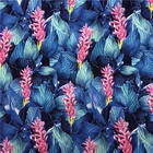 Custom Digital printing services on printed 100 silk twill fabric