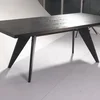customized natural color wooden EM table by jean prouve for dining room
