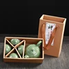 Customized 5 pcs Geyao Portable Tea Cup Set Factory Wholesale Ceramic Tea Set High Quality Porcelain Home Tea Pot Set