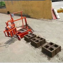 Big discount QMJ 2-45 mobile price concrete block making machine egg laying block machine