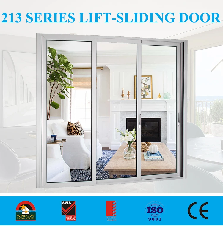 Aluminum double glass sliding door, View glass sliding door malaysia