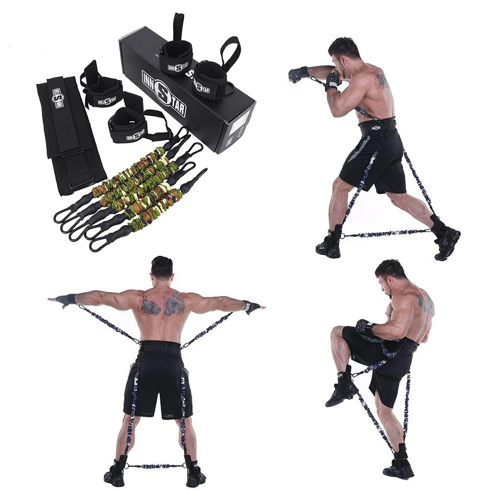 Resistance Training Bands Set for Boxing Judo Kicking Rugby Basketball Combat, Green
Resistance Training Bands Set for Boxing Judo Kicking Rugby Basketball Combat, Green
