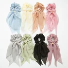 Top Grade Most Popular Silk Hair Scarf Scrunchies For Girls