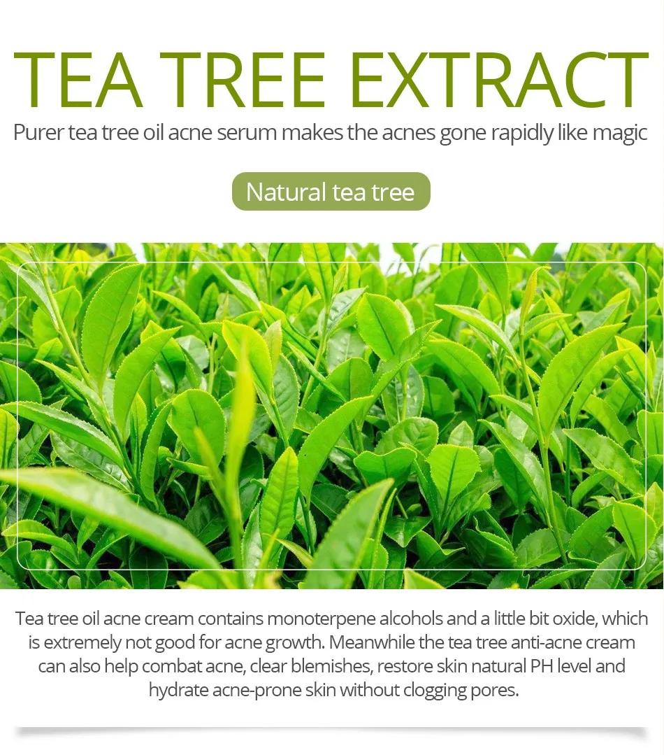 tea tree acne gel,teatreeshampoo tea tree anti-acne face cream acne scar cream shrink pores