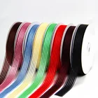 16mm stripe ribbon nylon sheer silk organza ribbon for flowers packing 8 colors available