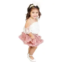

fancy popular wholesale girl tutu dresses baby summer fluffy skirt kids clothes