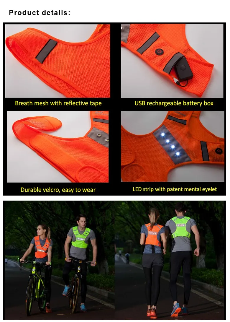 Wholesale running riding reflective cooling sport vest