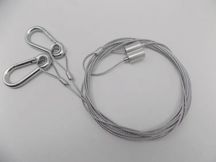 1,5mm de acero galvanizado techo de luz led sistema de cable colgando