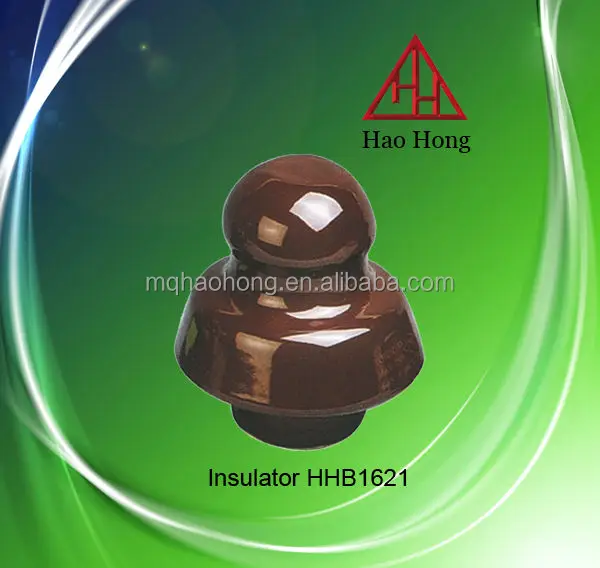 HAOHONG Hot Sale low voltage 1621 Porcelain Insulator / spool insulator