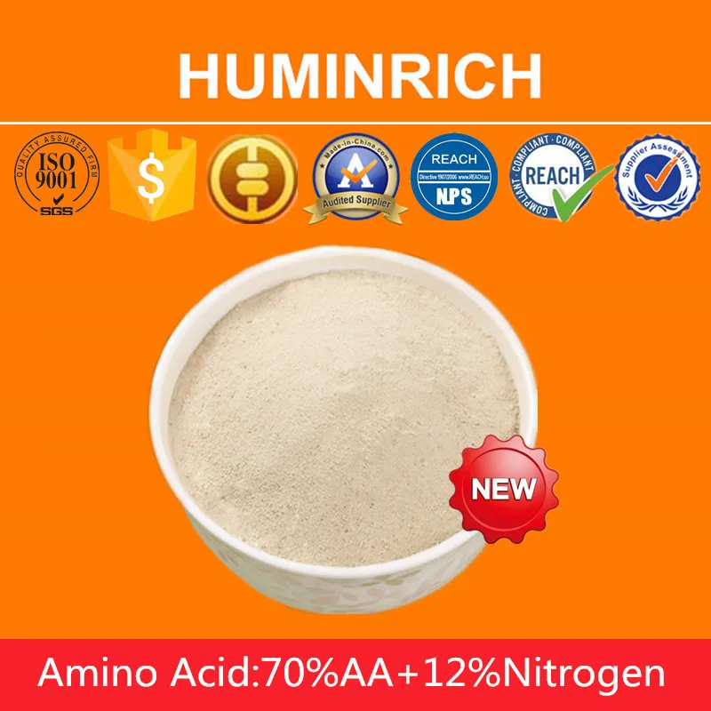 Huminrich Automation Management Soluble Fertilizers 70% Amino Acid In Powder Form