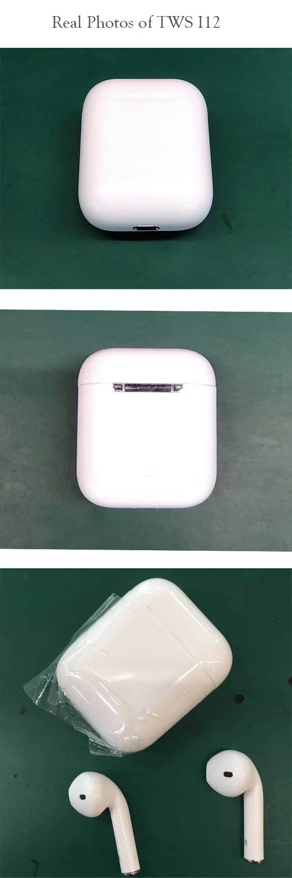 2019 New Touch BT5.0 Mini TWS i12 Earphone Sports True Wireless Touch Earbuds Binaural Call Auto Paring Earphones - ANKUX.COM