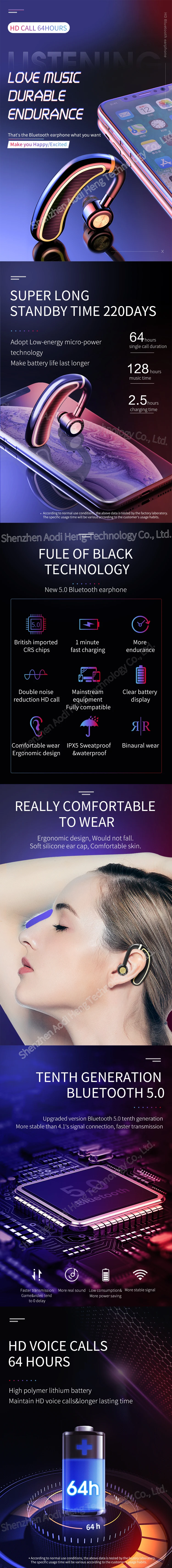 100% Original Oem Cell Phone Mobile earhook headphones wireless bluetooth earphone With Remote Mic EO-IG955 For s8 plus s7 s6 s9 - ANKUX.COM