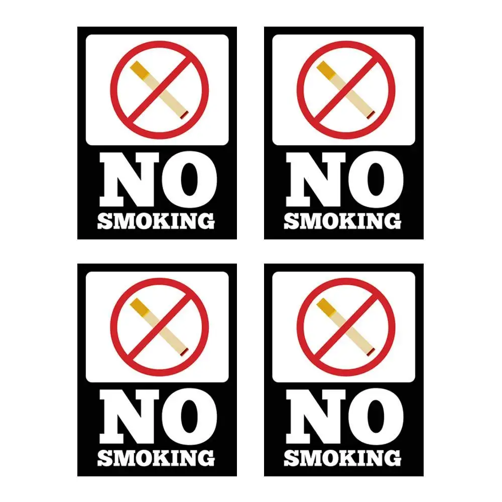 no smoking stickers