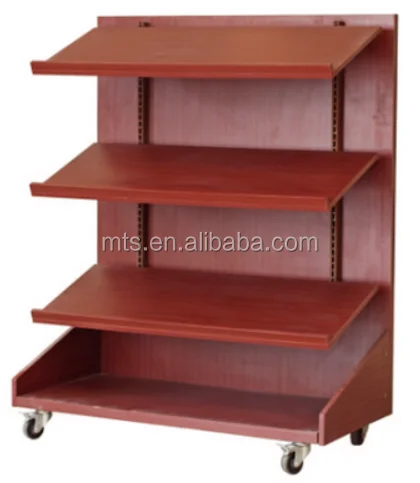 wooden display stand,MDF shelves