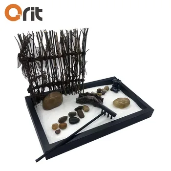 Japanese Zen Garden Office Desk Bamboo Tray White Sand River Stones Rake Other Ornament For Home Decor Desktop Fidget Toy Buy Zen Garden Sand Zen Garden Rake Zen Garden Ornament Product On Alibaba Com