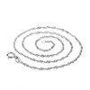 2mm snake bone chain Rose gold plated 925 sterling silver necklace 925 necklace silver