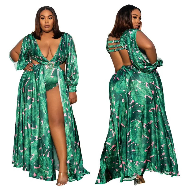 New 2021 summer plus size women clothing green feminine halter one piece sexy party ladies dress
New 2021 summer plus size women clothing green feminine halter one piece sexy party ladies dress