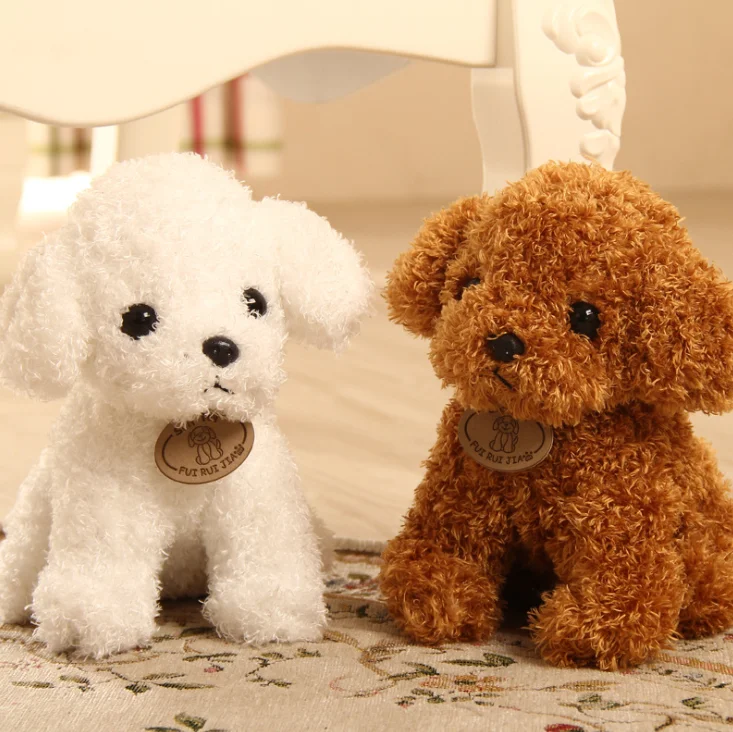 20cm animals simulation teddy dog lady stuffed toys dolls plush