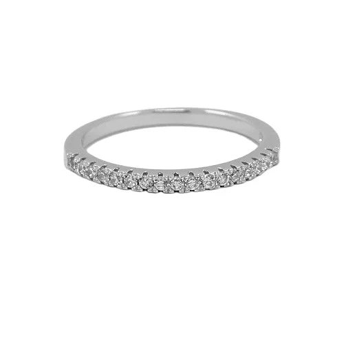 Wedding Band Jewelry Half CZ Setting 925 Silver Ring Anillos De Color Rojo Para Pareja
Wedding Band Jewelry Half CZ Setting 925 Silver Ring Anillos De Color Rojo Para Pareja