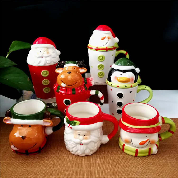 Promotional Christmas gifts ceramic mug character polymer clay mug ceramic coffee cup
Promotional Christmas gifts ceramic mug character polymer clay mug ceramic coffee cup
