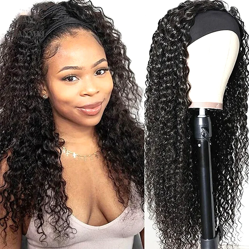 Factory Supplier Selling Unprocessed Natural Hair Headband Wigs For Women Peruvian Glueless Kinky Curly Human Hair Wigs In Stock
Factory Supplier Selling Unprocessed Natural Hair Headband Wigs For Women Peruvian Glueless Kinky Curly Human Hair Wigs In Stock