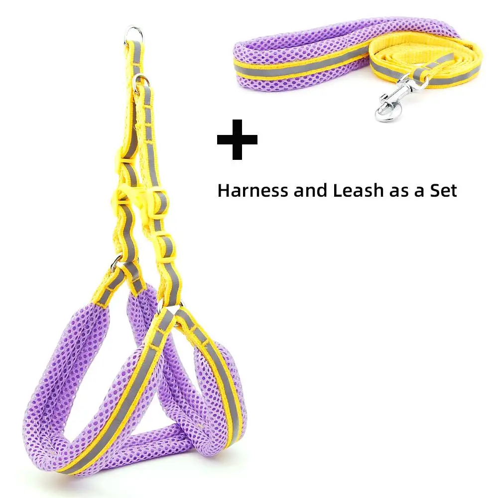 Dog Harness Vest Reflective Breathable Mesh Pet Products Dogs Leash Harness Adjustable Collar Puppy Small Dog Night Walking, Customized color
Dog Harness Vest Reflective Breathable Mesh Pet Products Dogs Leash Harness Adjustable Collar Puppy Small Dog Night Walking, Customized color