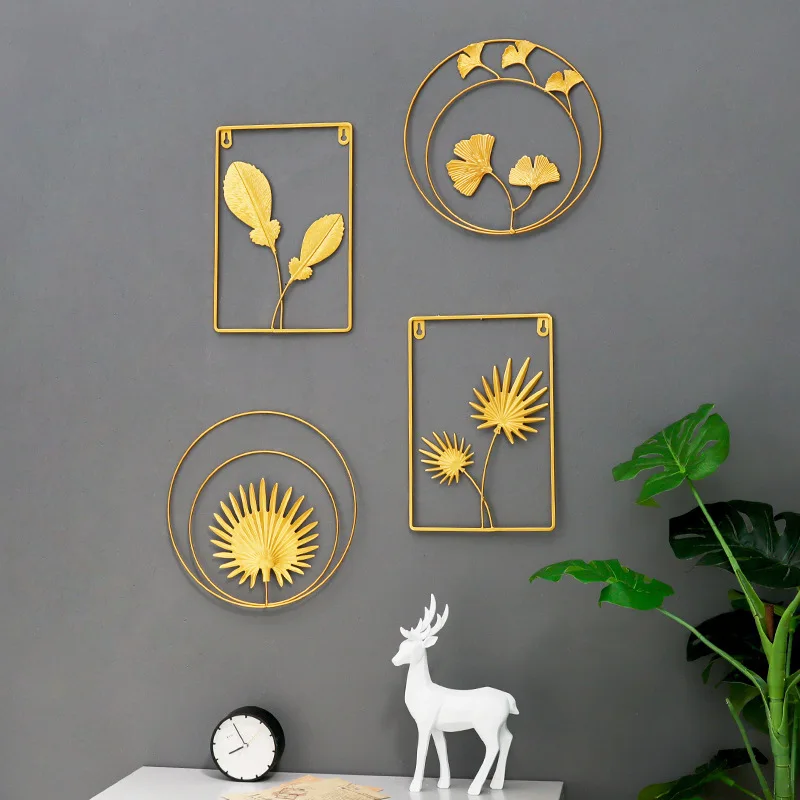 Artilady New Creative Wall Wrought Iron Ginkgo Biloba decor wall decor Hanging Sofa Background Mural wall hanging, Gold
Artilady New Creative Wall Wrought Iron Ginkgo Biloba decor wall decor Hanging Sofa Background Mural wall hanging, Gold
