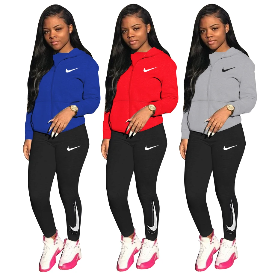High Quality Nike Woman 2 Piece Set Tracksuit Fashion Training & Jogging Wear Winter Sweat Suit Set
High Quality Nike Woman 2 Piece Set Tracksuit Fashion Training & Jogging Wear Winter Sweat Suit Set