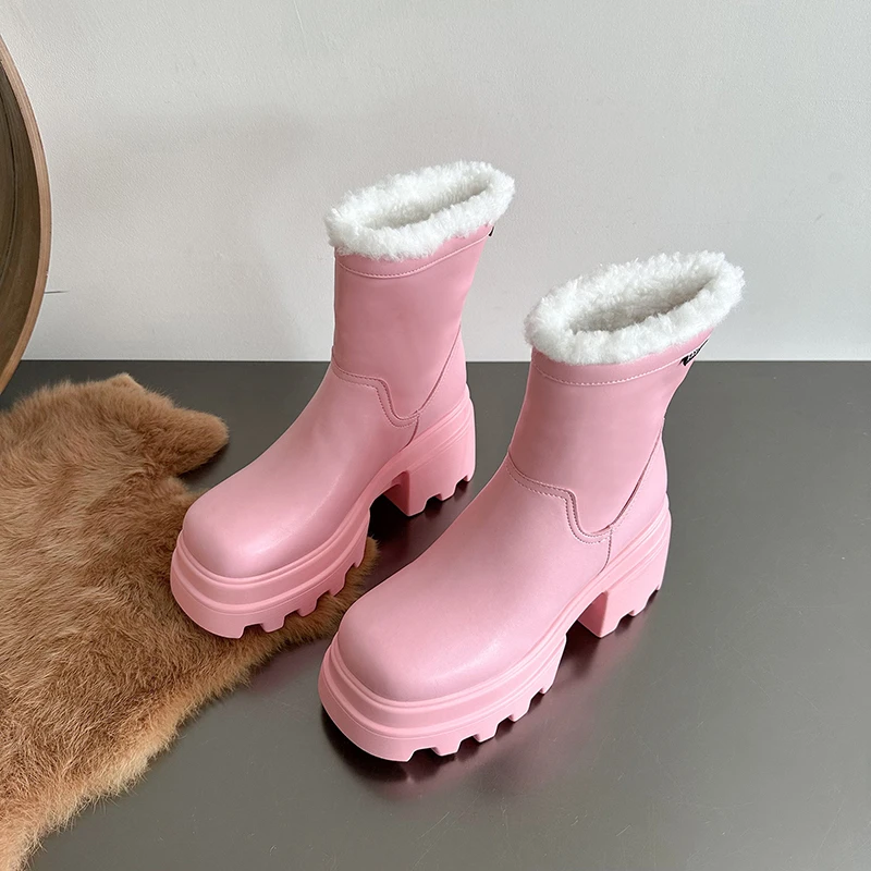 Black White Women Ankle Boots 2023 Fashion Double Platform Squaer High Heel Punk Boots Slip On Stretch Woman Boots Plus Size 43
Black White Women Ankle Boots 2023 Fashion Double Platform Squaer High Heel Punk Boots Slip On Stretch Woman Boots Plus Size 43